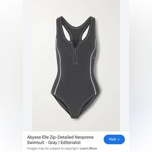 Abysse Elle One Piece Swimsuit Surf Neoprene Zip
